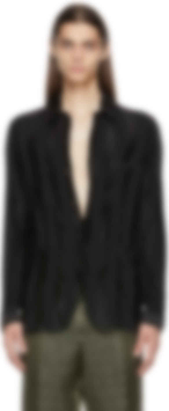 新しいコレクション Haider ノーカラージャケット メンズ ブラック Ackermann ノーカラージャケット Pickingupapp Com