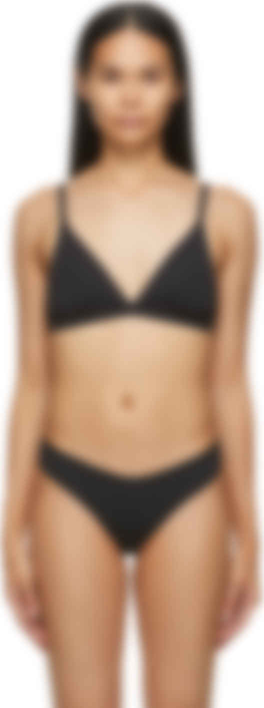 skims cotton triangle bralette