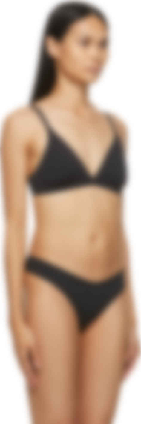 cotton triangle bralette