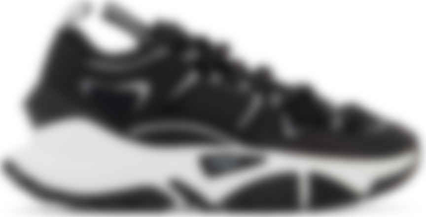 pe By A Bathing Ape Black White Dimension Sneakers Ssense