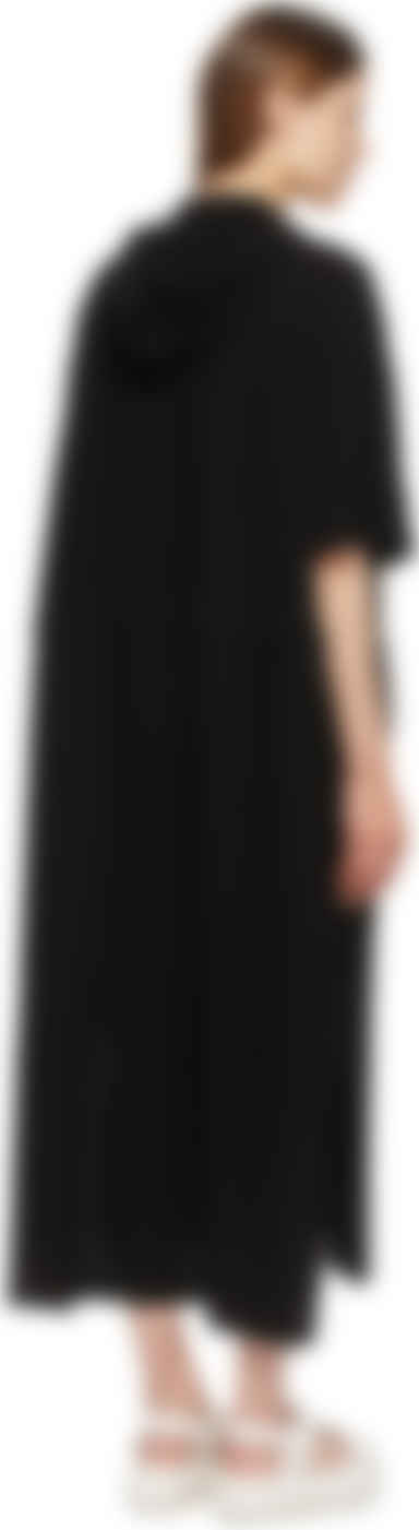 Yohji Yamamoto - Black 30 Ultima Hooded Long Dress
