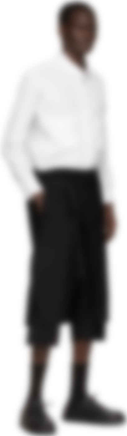 Yohji Yamamoto - Black Cotton Wrap Trousers