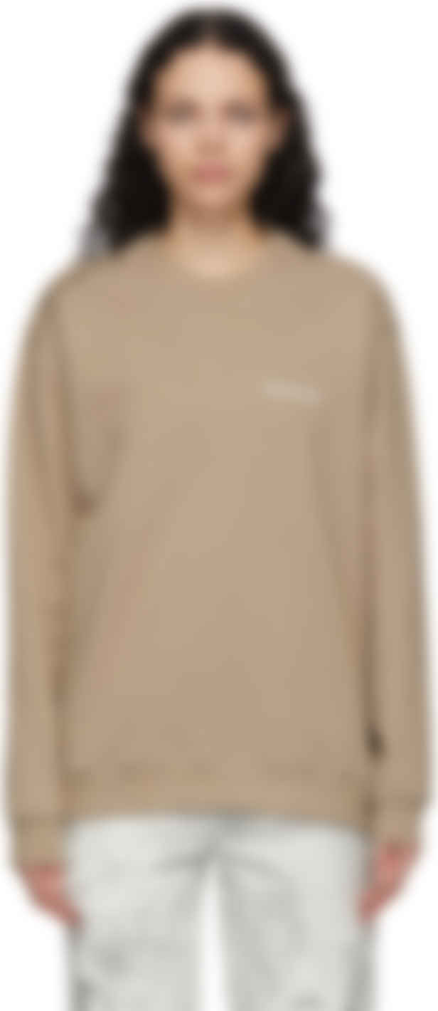 tan sweatshirt