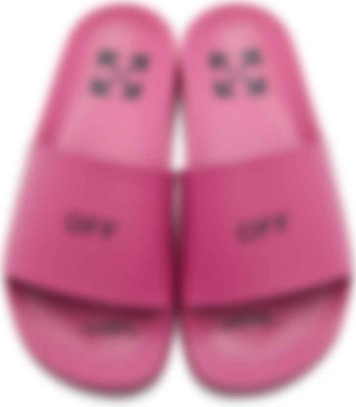 off white pink slides