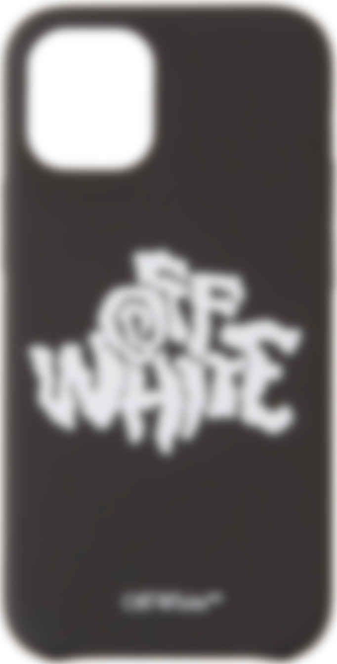 Black Blur Logo Iphone 12 Mini Case By Off White Ssense