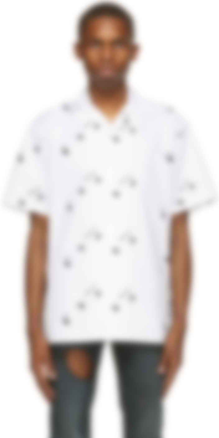 off white t shirt cross on back