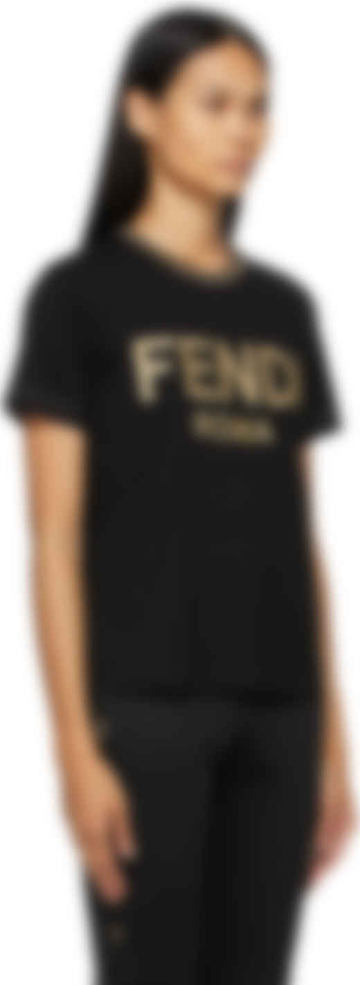 fendi black jersey t shirt