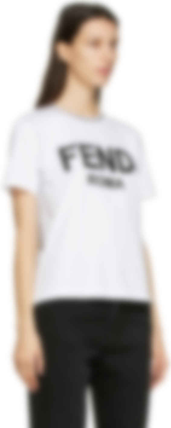 black and white fendi t shirt