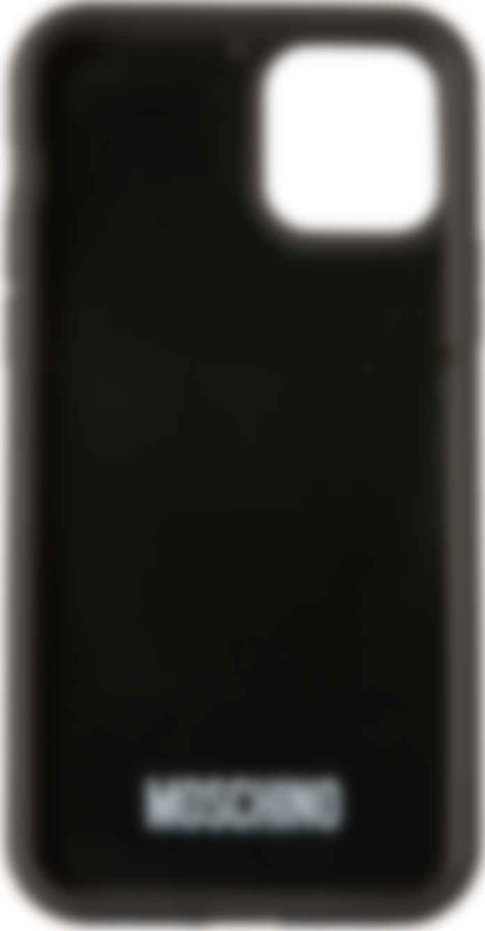 Moschino Black Geometric Logo Iphone 11 Pro Case Ssense Uk