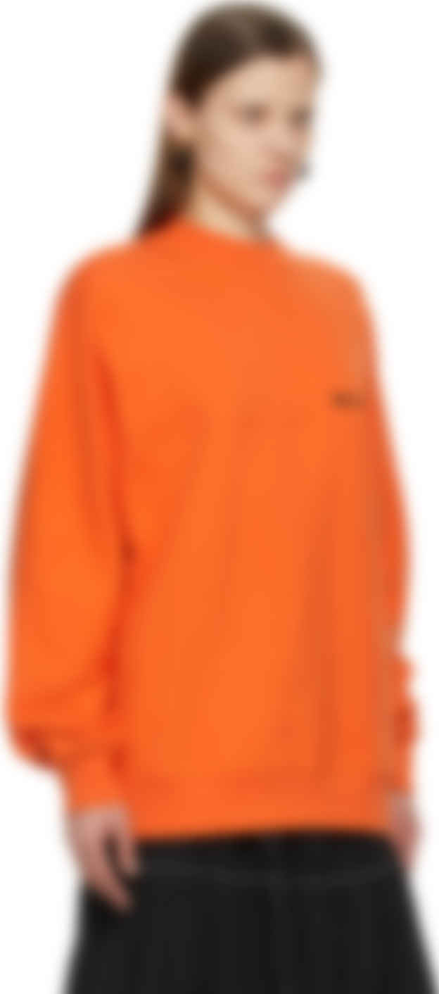 Sunneiのオレンジ ロゴ スウェットシャツがセール中