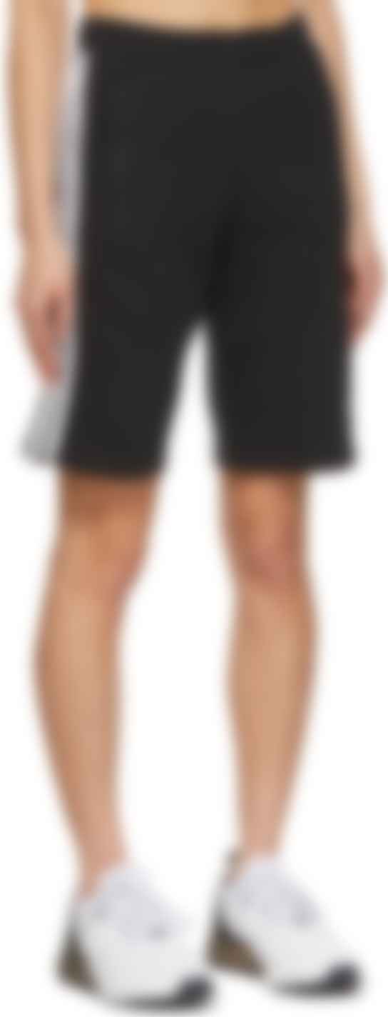 Black 3-Stripes Shorts by adidas Originals on Sale