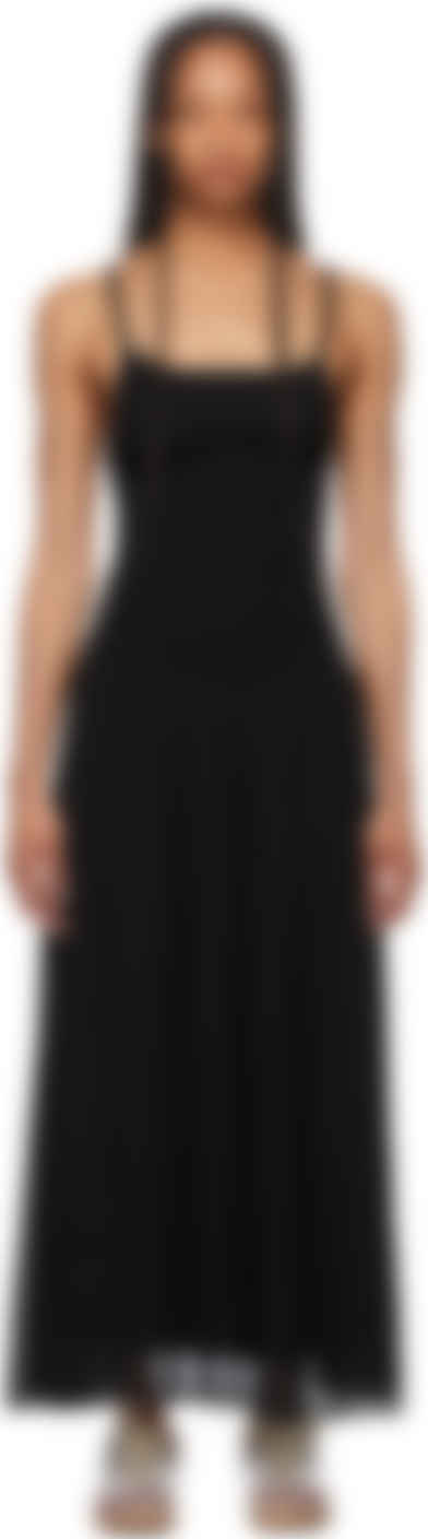 black spaghetti strap