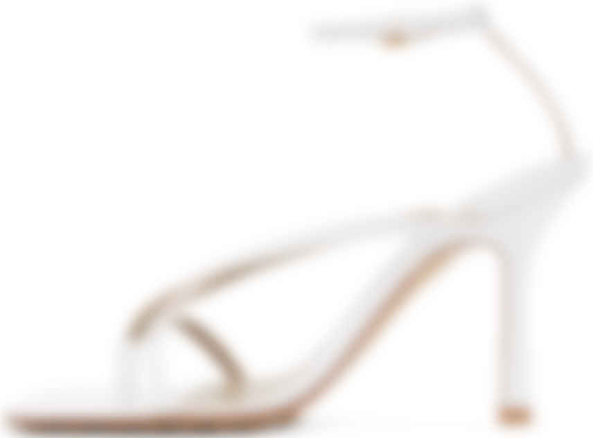 Bottega Veneta White Stretch Heeled Sandals Ssense Canada