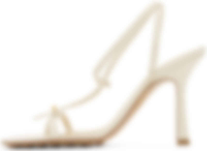 bottega veneta white stretch sandals