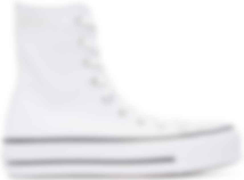 converse high white platform