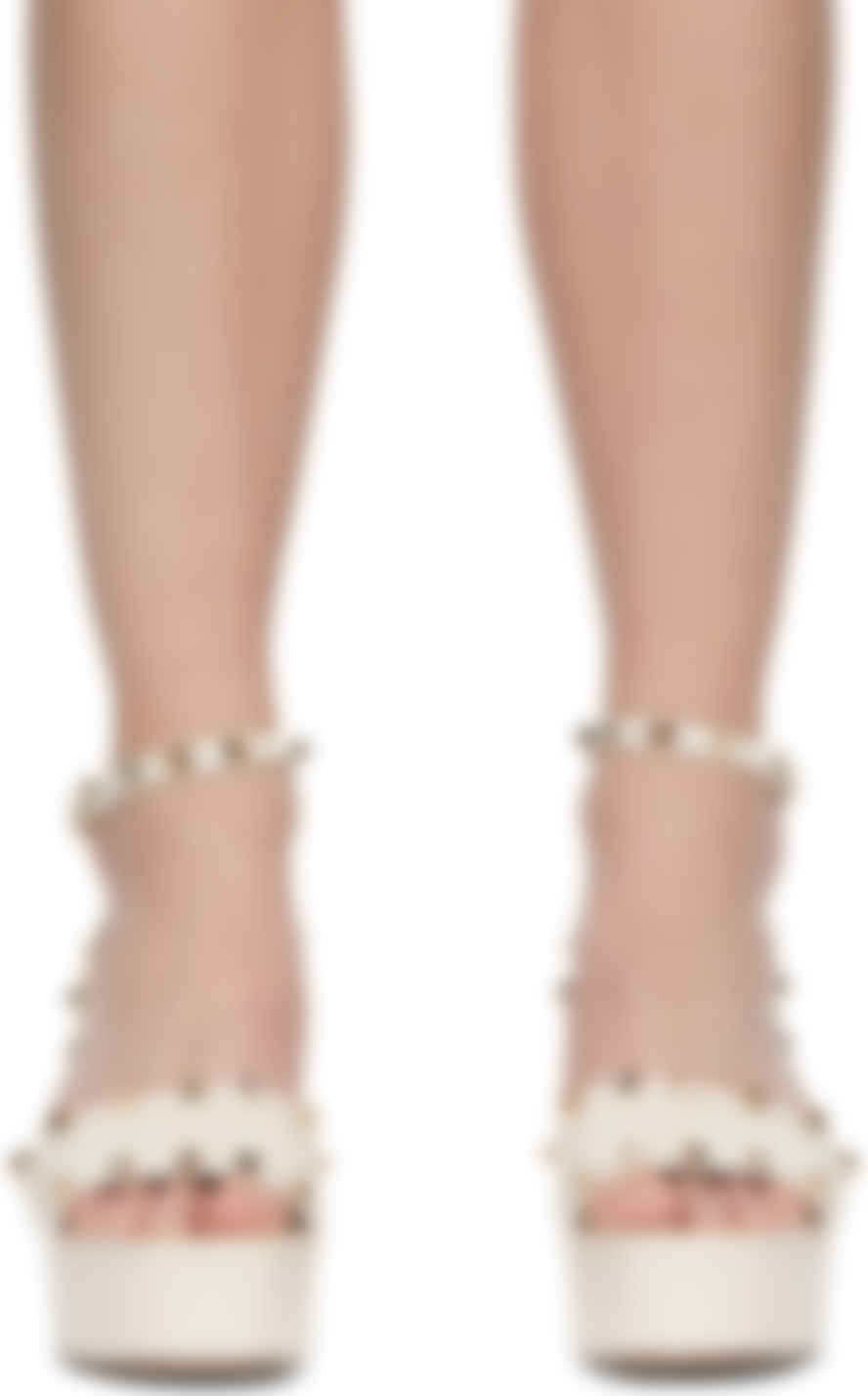 Rockstud platform sandal clearance
