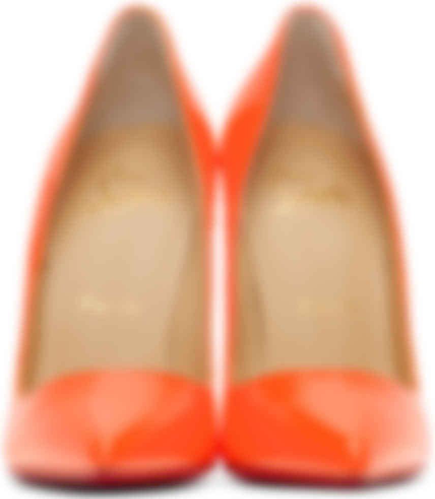 louboutin orange heels