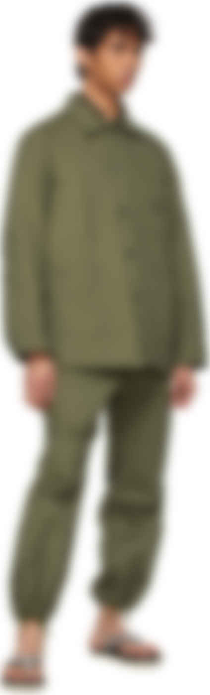 Needles - Khaki Herringbone Coverall Jacket
