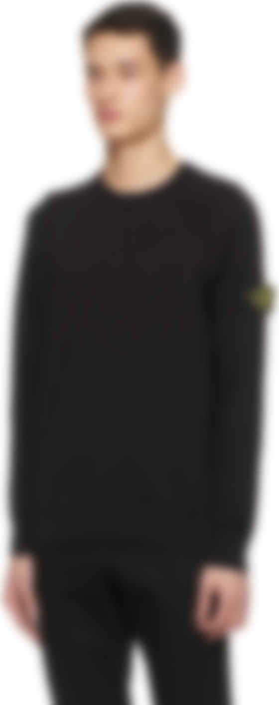 stone island navy crew neck