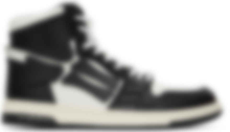 Amiri Baskets Noires Et Blanches Skel Top Hi Ssense France