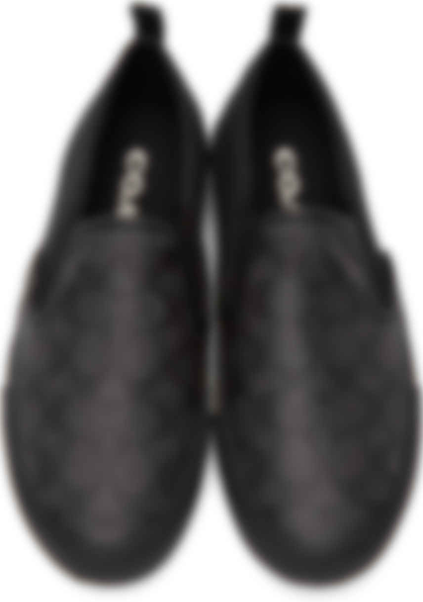 coach slip on sneakers black
