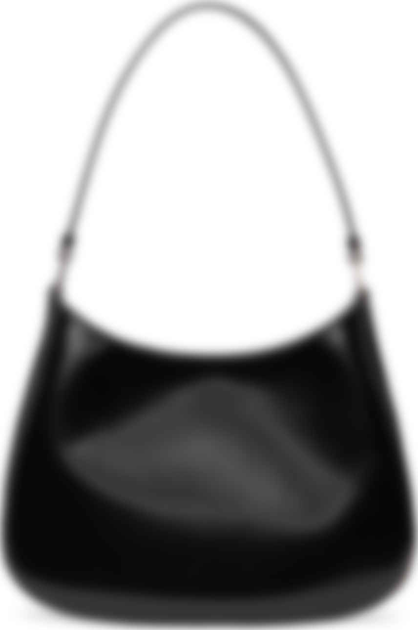 sac en cuir vernis noir