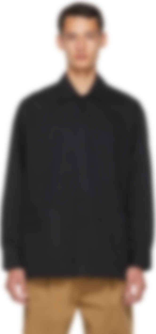 black overshirt jacket