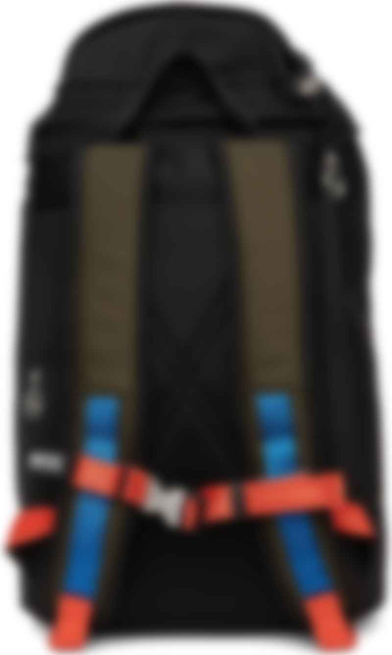 black satin backpack