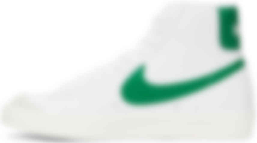 Nike White Green Blazer Mid 77 Vintage Sneakers Ssense