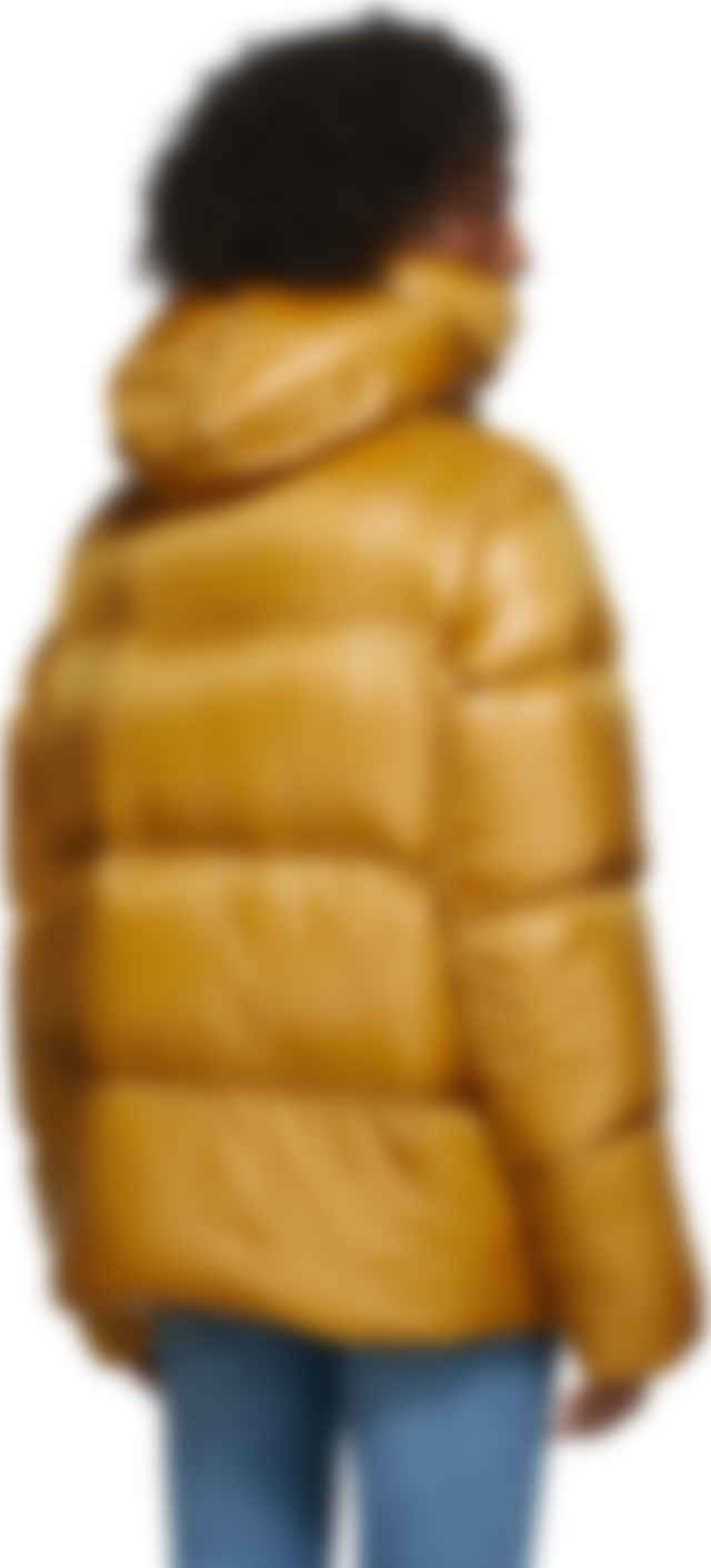 yellow goose jacket