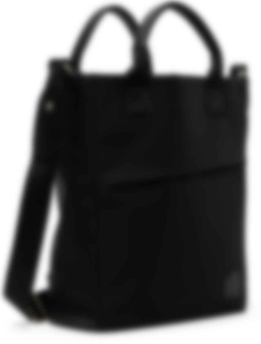 structured black bag