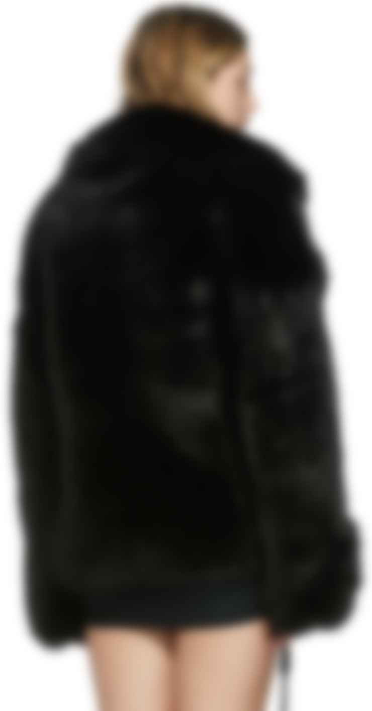 black mink jacket