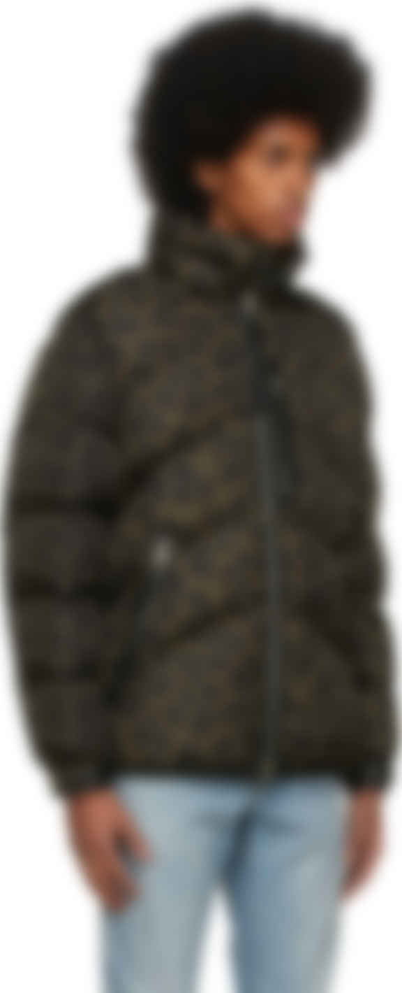 black leopard print jacket