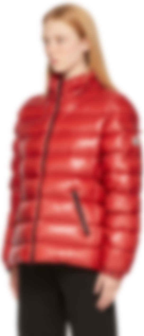 moncler red bady jacket