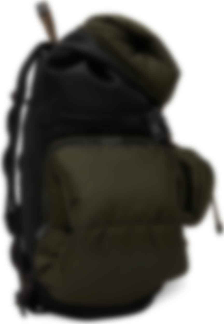 black satin backpack