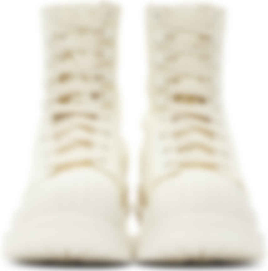 acne white boots