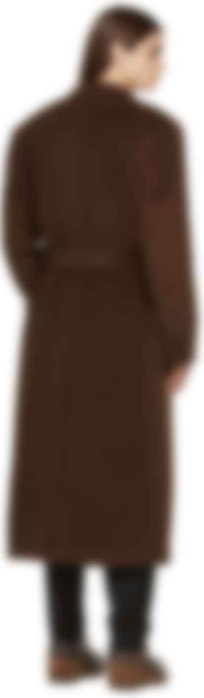 acne studios brown moletom com capuz