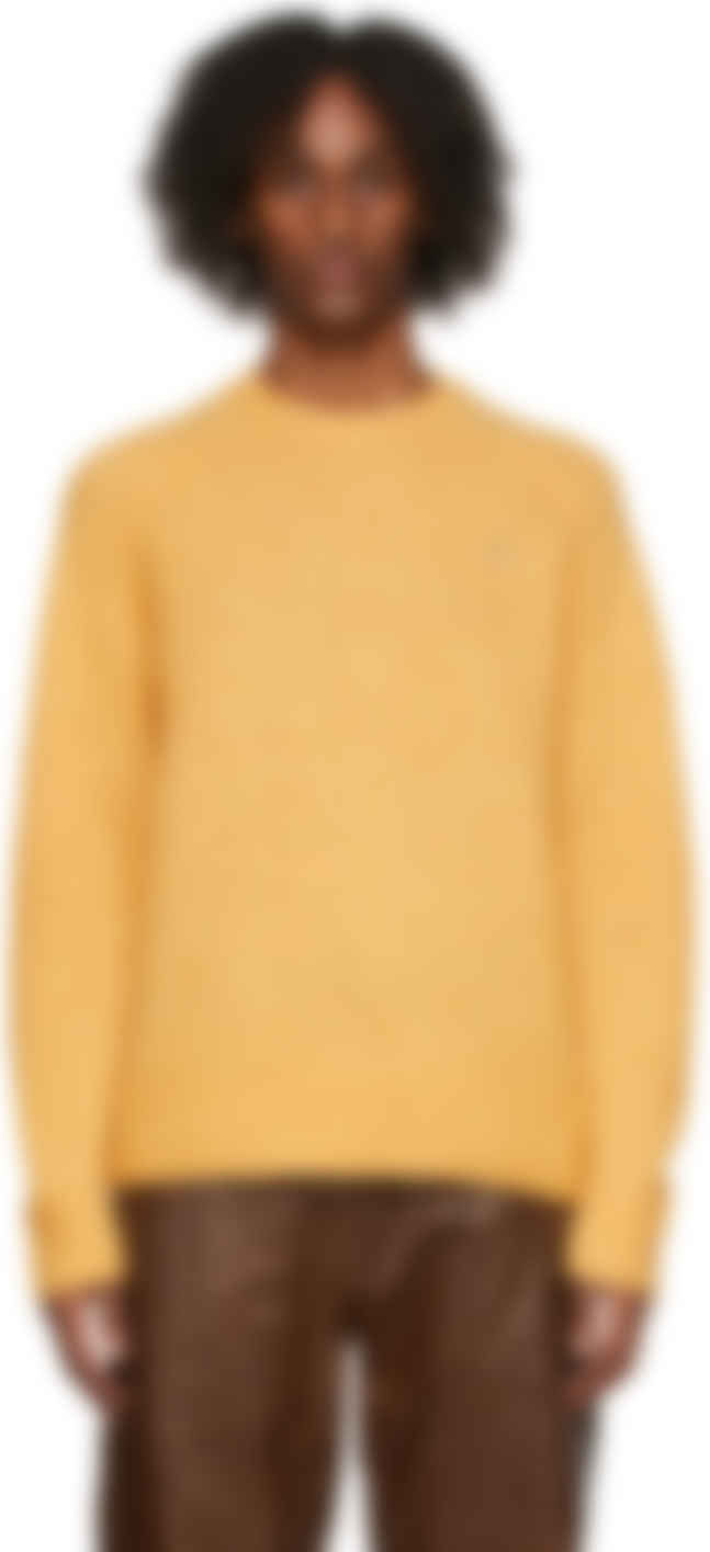 acne studios yellow sweater