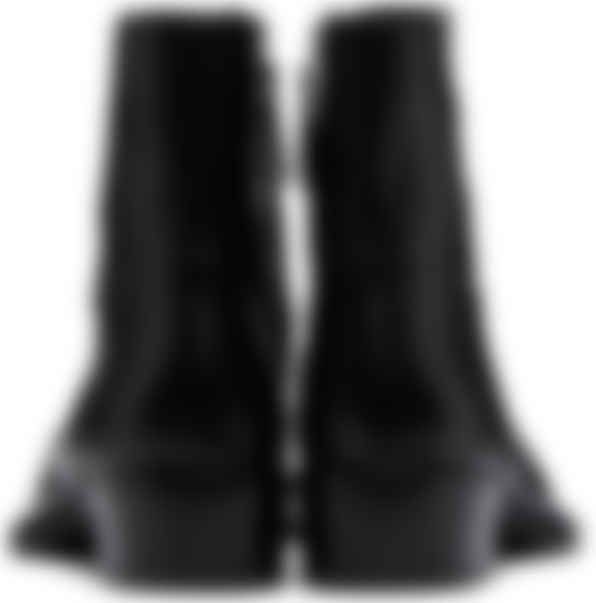 acne square toe boots