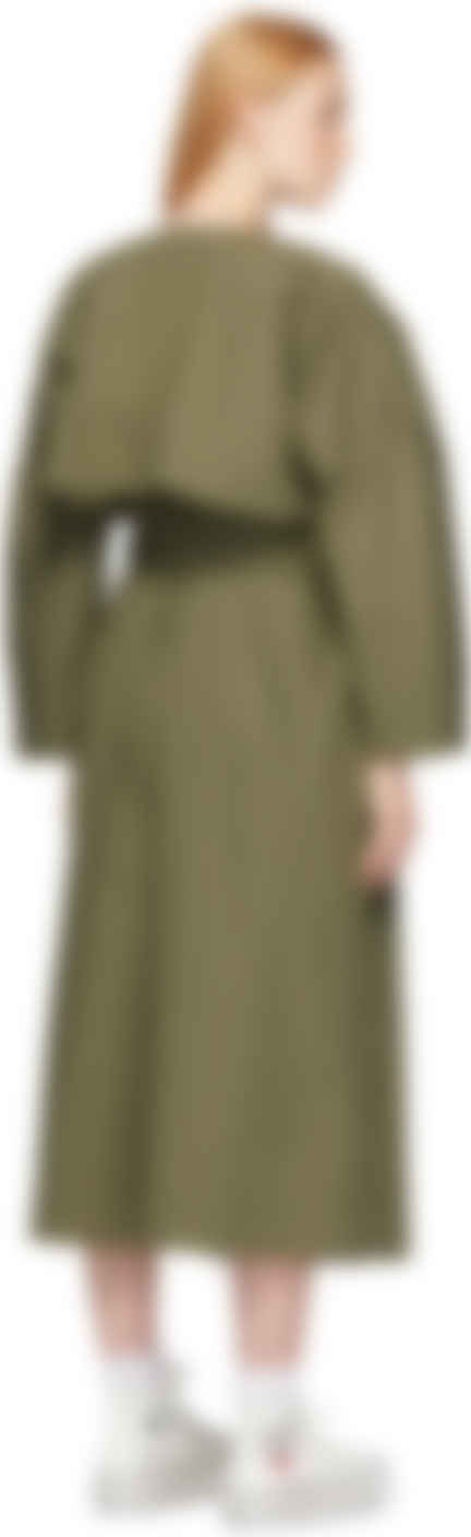 khaki trench