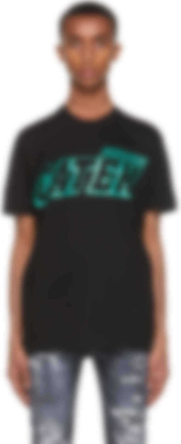 Black 'Caten' Cool T-Shirt