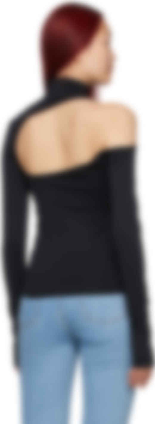 helmut lang cutout turtleneck