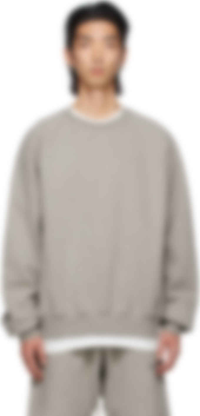 essentials jumper grey