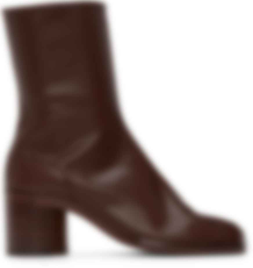 brown tabi boots
