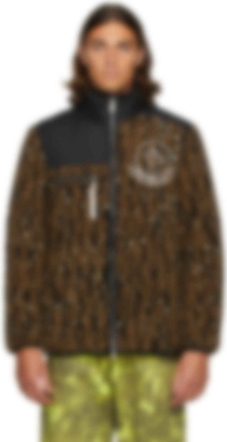 2 Moncler 1952 Reversible Brown & Black Down Inagi Jacket