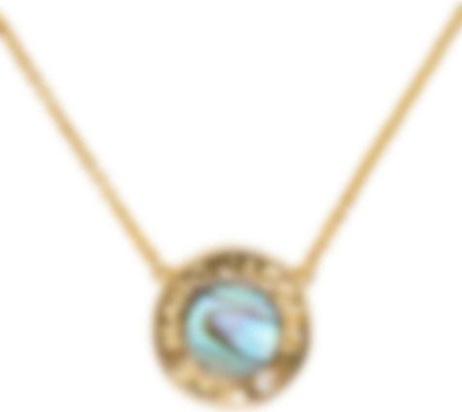 Marc Jacobs: Gold 'The Medallion' Abalone Necklace | SSENSE