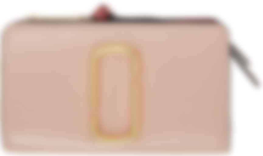 Portefeuille compact 'The Snapshot' rose et jaune Portefeuille compact 'The Snapshot' rose et jaune