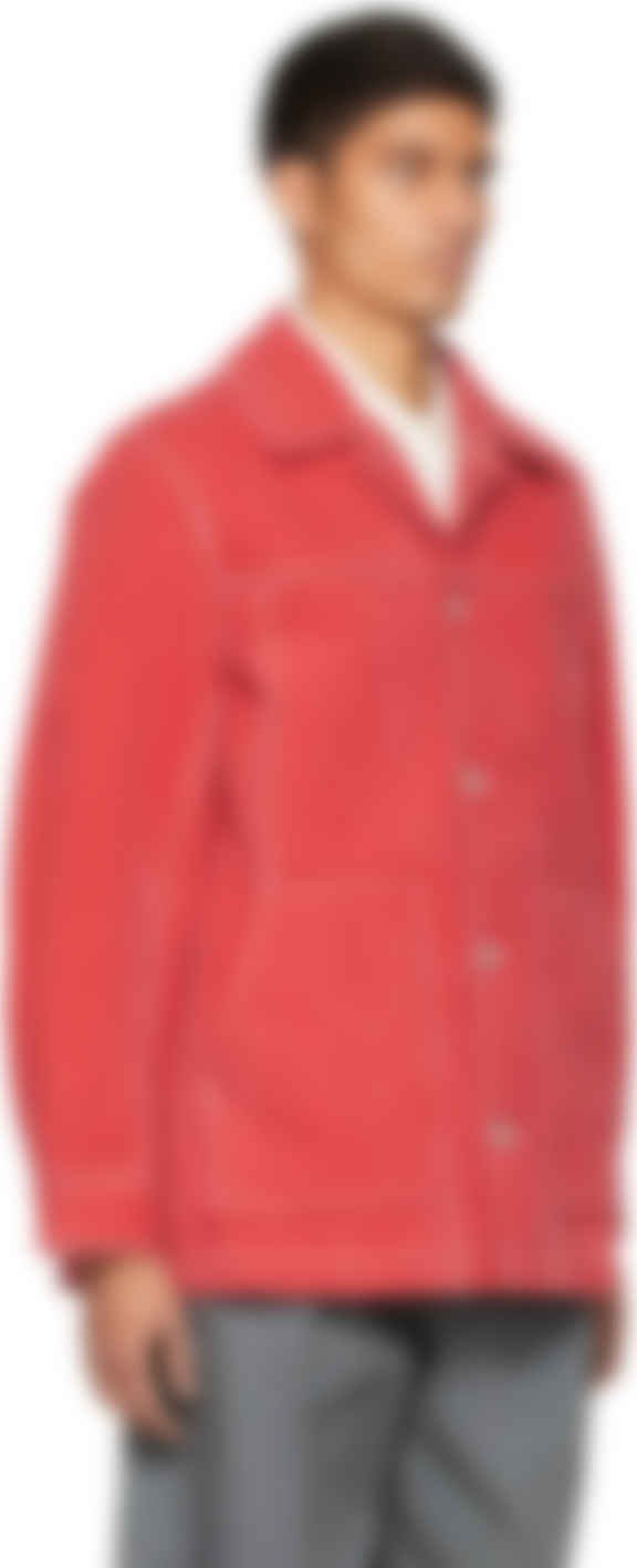 red canvas jacket