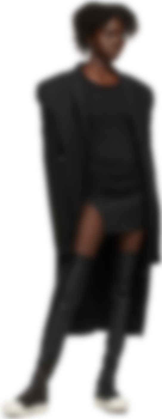 black stocking boots