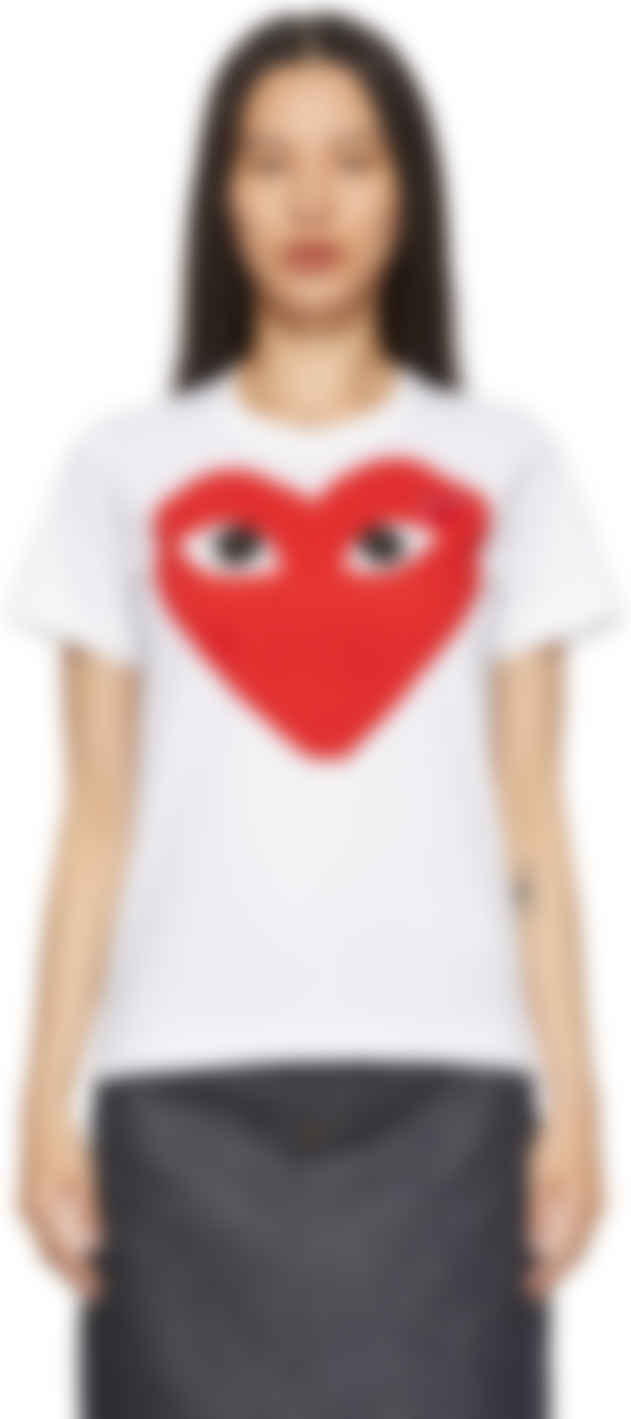 comme des garcons double heart